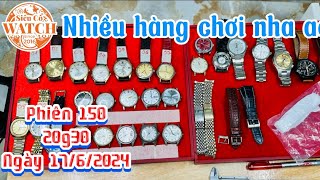 Phiên 150  1762024  Đồng hồ cơ cổ Longines thuỵ sĩNhật 0909596985 Hoà [upl. by Leicam795]