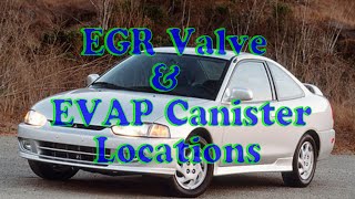 EGR valve and EVAP canister on Mitsubishi Mirage [upl. by Tonnie902]