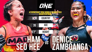 HEATED GRUDGE MATCH 😤 Denice Zamboanga vs Ham Seo Hee II [upl. by Aniala562]