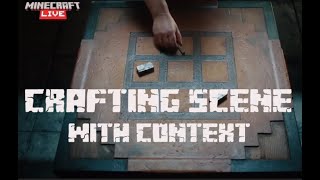 Minecraft Live  Minecraft Movie Leak Crafting Scene with Context [upl. by Aleacin]