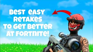 Best easy fortnite retakes to get better [upl. by Enilraep971]