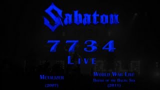 Sabaton  7734  Live Original Lyrics [upl. by Sesmar]