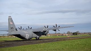 Landing Zone and Drop Zone operations with C130J Super Hercules aircraft [upl. by Derfla925]