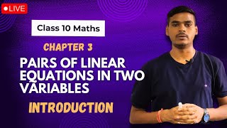 Chapter 3 Pairs Of Linear Equations In Two Variables  Class 10 Maths  NCERT Solutions [upl. by Stoffel114]