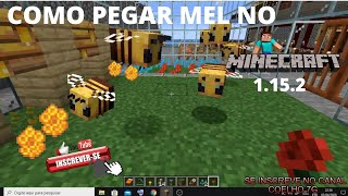 como pegar mel no minecraft 1 15 2 [upl. by Cenac]