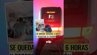 TREN MAYA deja VARADOS 😮‍💨 a pasajeros 6 horas ⏰️ El colmo se regresaron a Cancún en CAMIÓN 🚍 sdp [upl. by Jillayne899]