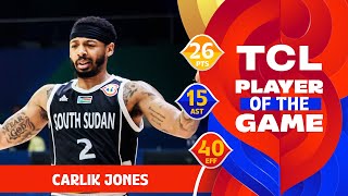 Carlik Jones 26 PTS  TCL Player Of The Game  ANG vs SSD  FIBA Basketball World Cup 2023 [upl. by Illyes]