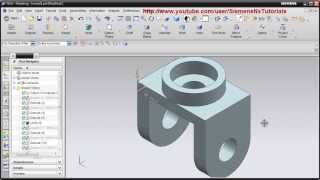 Siemens Nx CAD Basic Modeling Training Tutorial for Beginner  1  UG NX [upl. by Nwahsak54]