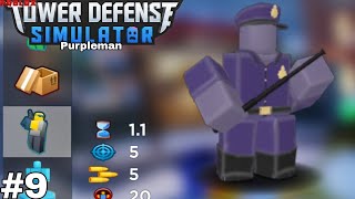 Manusia Ungu  Roblox Tower Defense Simulator Indonesia 9 [upl. by Aemat454]