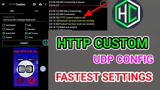 How to setup http custom UDP settings for improving internet speed [upl. by Oos]