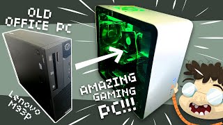 Turn An Old Office PC Into A GAMING BEAST Lenovo M93p case swap into Golden Field 21 [upl. by Markman]