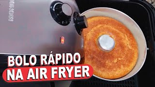 SIMPLES RÁPIDO E FOFINHO❗🥰 BOLO NA AIR FRYER COM POUCOS INGREDIENTES QUE FICA DELICIOSO [upl. by Dusza]