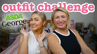 SUPERMARKET OUTFIT CHALLENGE mum vs daughter ASDA clothing haul [upl. by Rachelle]