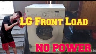 LG Front Load No Power home service cainta floodway [upl. by Nishom]