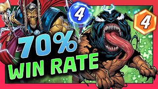 CRAZY WINRATE with this super EASY Lockjaw deck  MARVEL SNAP [upl. by Ecyac]