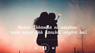 mutu le thamna ni nasakne testo maya female version lyrics [upl. by Ancel]