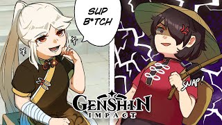 Childish Tensions Genshin Impact Comic Dub [upl. by Rettig]