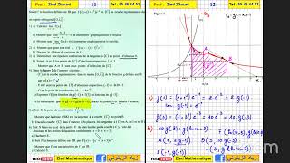 07  Exponentielle Correction Bac Science 2017 Principale [upl. by Ashly272]