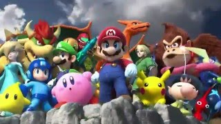 New Smash Bros Wii U Intro [upl. by Arramat283]