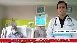 Online HDF Dialysis Process Explained by Dr R S Bhadoria at Yashoda Hospital Nehru Nagar Ghaziabad [upl. by Gord]