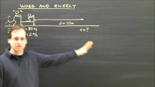 Physics Lesson Kinetic Energy and Work Conservation Part 3 Help Lesson [upl. by Nitsed]