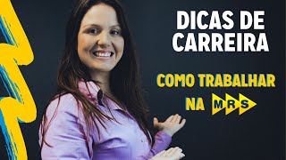 Como faço para trabalhar na MRS [upl. by Ever]