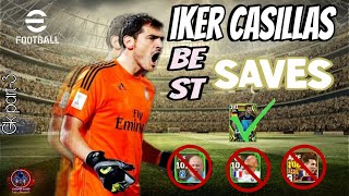 Iker Casillas Best Saves amp Training He is One of The best GK in Efootball 2024 Watch Till End [upl. by Annailuj775]