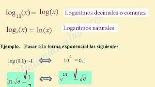 Logaritmo natural y decimal Calculadora [upl. by Aonehc788]