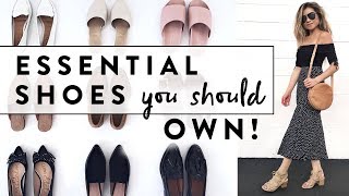 6 Essential Shoes Every Woman Should Own  Minimalist Wardrobe Basics Shoe Guide  Miss Louie [upl. by Brazee]