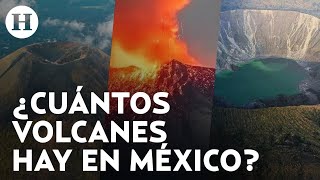 ¡No solo es el Popocatépetl Estos son los volcanes activos y dormidos que hay en México [upl. by Eanad10]