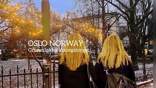 OSLO NORWAY Virtual Walking Tour🇳🇴 GrunerløkkaYoungstorget 4K60ftp [upl. by Llertak]