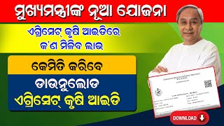 Odisha Agrisnet Farmers id Card Download 2023  Farmer List  Agrisnet Odisha  Krushak Odisha 2023 [upl. by Ttnerb]