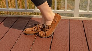 Putting on Shoes Womens Sperry Top Sider Well Worn Shoes for Sale [upl. by Ivan]