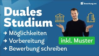 Bewerbung Duales Studium  Tricks  Vorlage [upl. by Polard293]