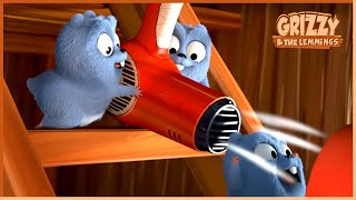 Lemmings Under Pressure  Grizzy amp the lemmings Clip  🐻🐹 Cartoon for Kids [upl. by Odarbil]