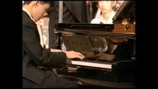 Yundi Li at age 15  Yellow River Piano Concerto [upl. by Acirtal]