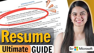 How to make Ultimate Resume  Step by step guide for Software Engineers [upl. by Mic]