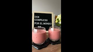 Receta de Smoothie de fresa [upl. by Alane]