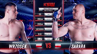 KSW Free Fight Arkadiusz Wrzosek vs Tomasz Sarara  KSW 79 [upl. by Enitsed873]