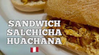 PAN CON SALCHICHA HUACHANA🇵🇪 [upl. by Anircam959]