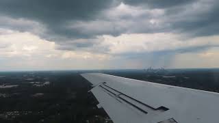 American Eagle E145 Flight 6197 Descent And Landing At CLT [upl. by Eserehc]