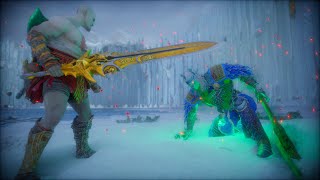 Blade of Olympus vs Fraekni The Zealous  GMGOW No Damage  God of War Ragnarok  PS5 [upl. by Setsero]