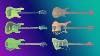 Famous Bass guitars sound comparison Guitarbank session [upl. by Haleigh]