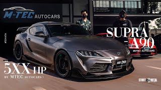 AIMGAIN Toyota Supra A90 5xx hp by Mtec autocars  4K [upl. by Tshombe]