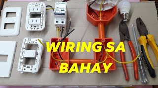 HOUSE WIRING TUTORIALBasic Electrical InstallationTagalog  Local Electrician [upl. by Nirahs478]