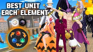 The Best Bounty Fest Unit For Each Element  One Piece Bounty Rush [upl. by Aselehc948]