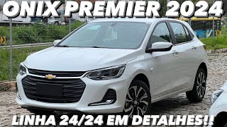 Chevrolet Onix Premier 2024  LINHA 2424 EM DETALHES 4K [upl. by Bigler]