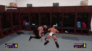 WWE 2K18  Backstage Goldberg vs Braun Strowman [upl. by Hirst]