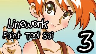 Tutorial Paint Tool Sai  LINEWORK 3 Herramienta de Edición [upl. by Griffith898]