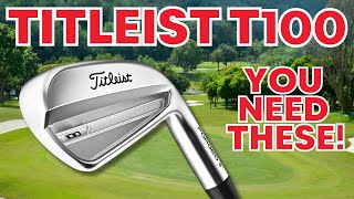 The Titleist T100 Irons The Review You Need To See [upl. by Neenaej944]